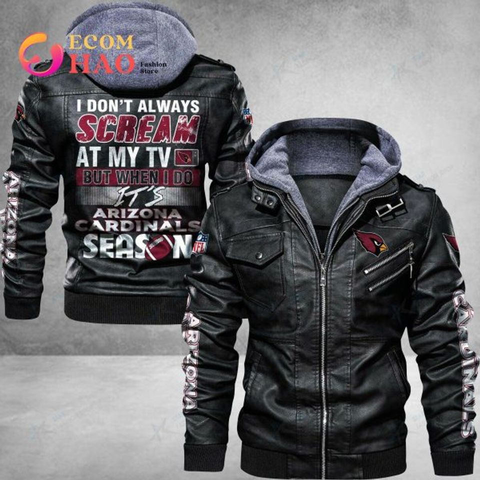 Arizonna Cardinals Leather Jacket
