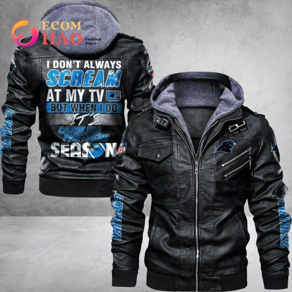 Carolina Panthers Leather Jacket