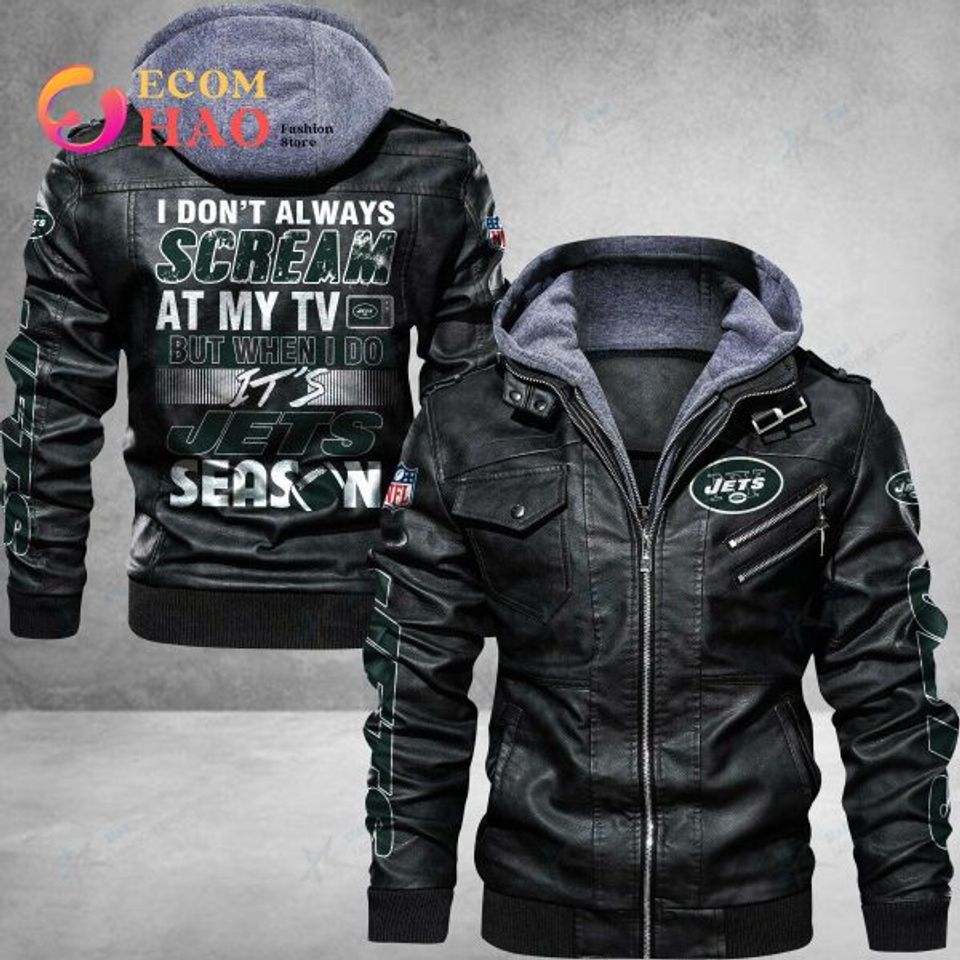 New York Jets Leather Jacket