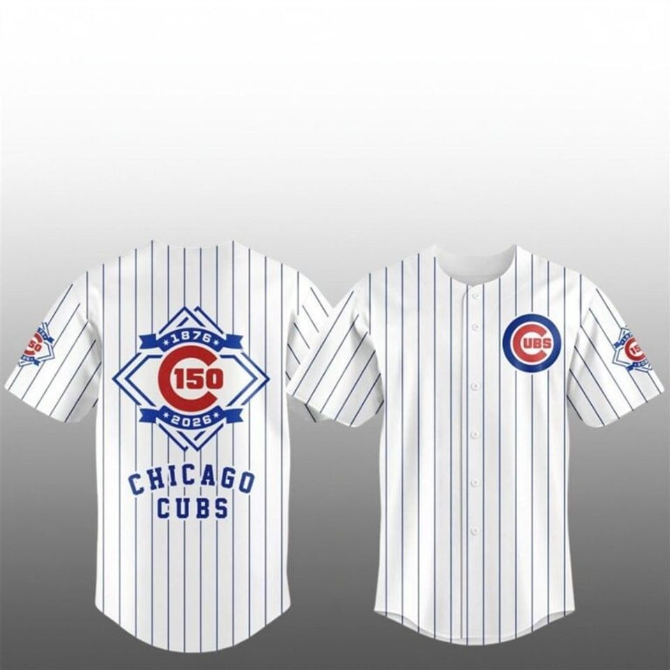 Chicago Cubs Celebrate 150th Anniversary 1786 2026 Jersey