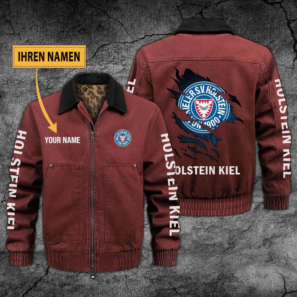 Personalized Holstein Kiel Collared Bomber Jackets