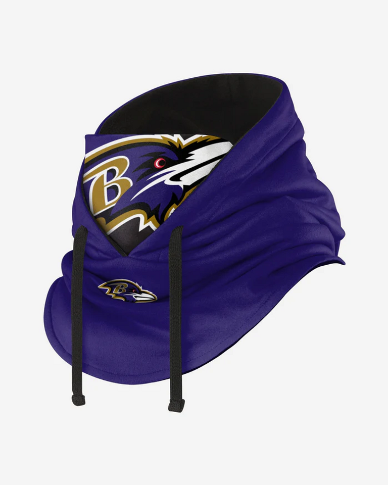Baltimore Ravens Drawstring Hooded Gaiter