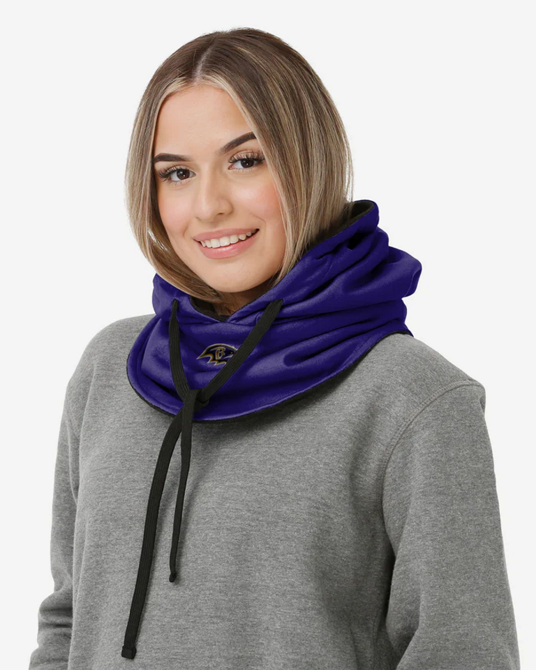 Baltimore Ravens Drawstring Hooded Gaiter