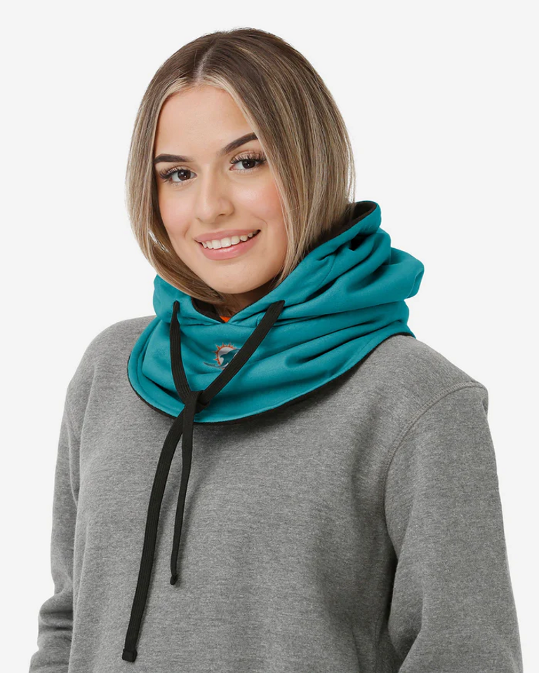 Miami Dolphins Drawstring Hooded Gaiter