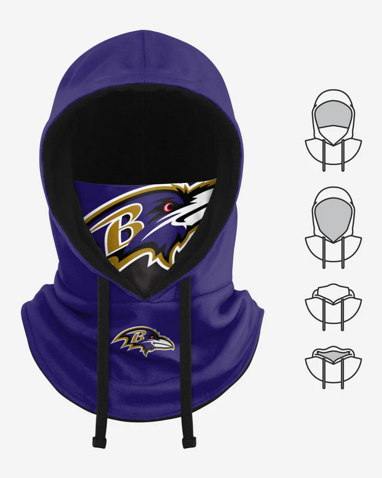 Baltimore Ravens Drawstring Hooded Gaiter