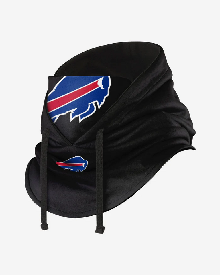 Buffalo Bills Black Drawstring Hooded Gaiter