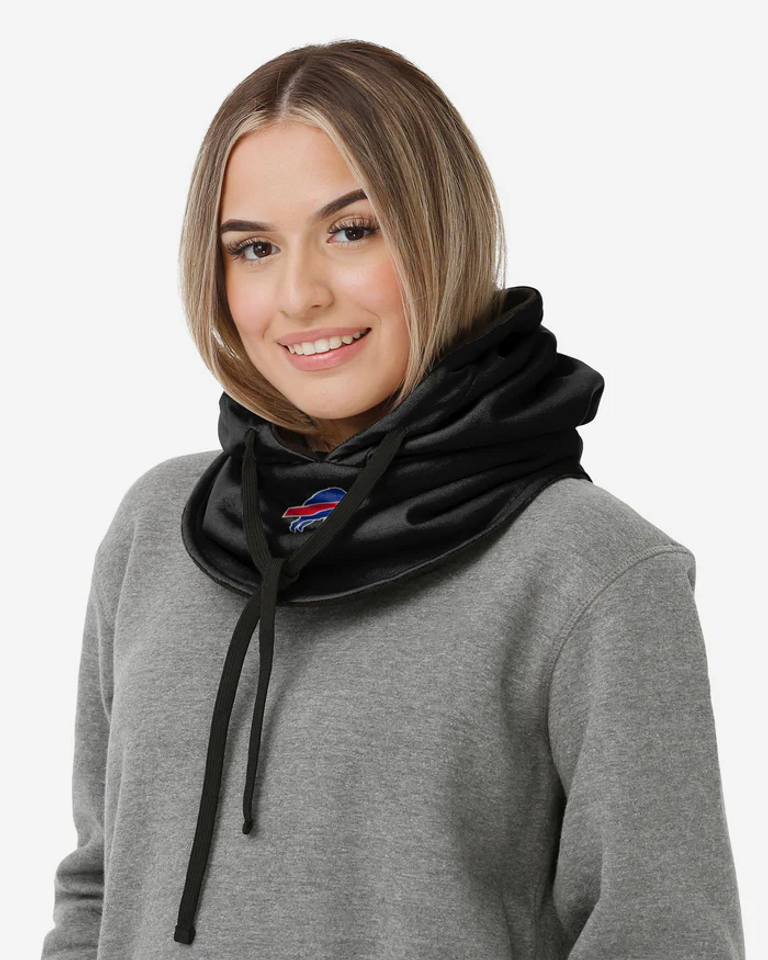 Buffalo Bills Black Drawstring Hooded Gaiter