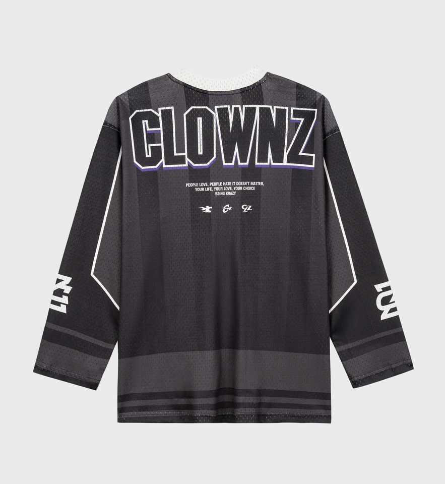 ClownZ 22 Long Sleeves Mesh Hockey Jersey