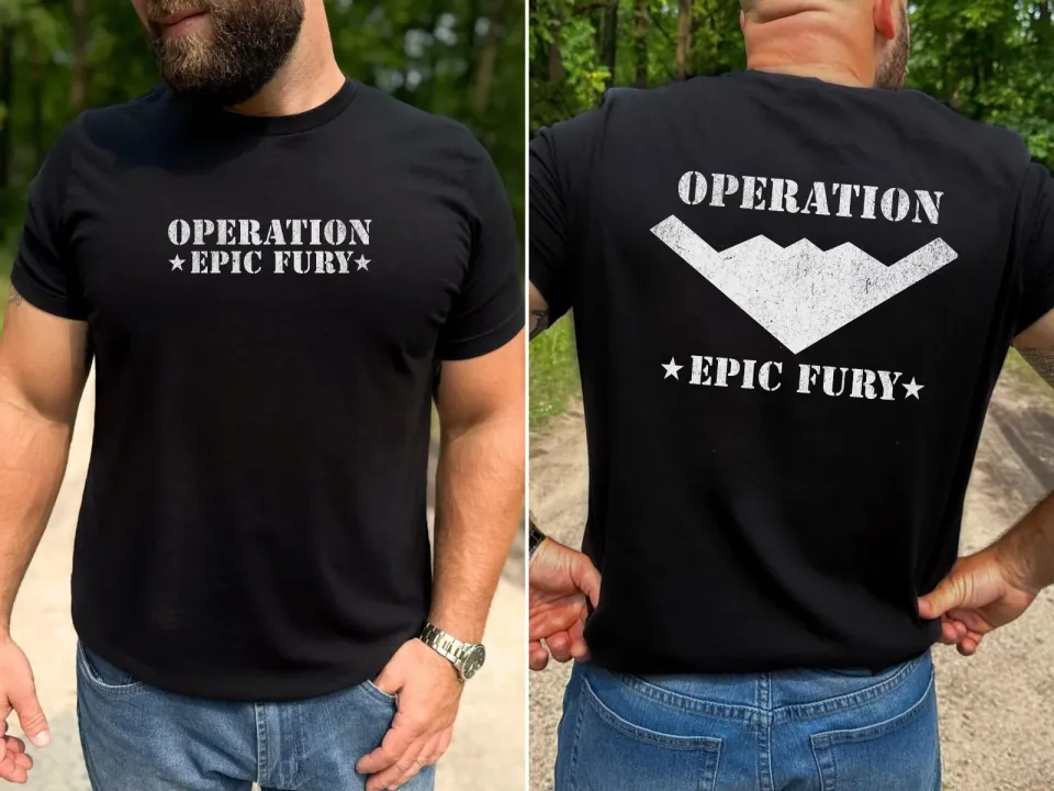 Patriotic Military Tee Operation Epic Fury T-shirt