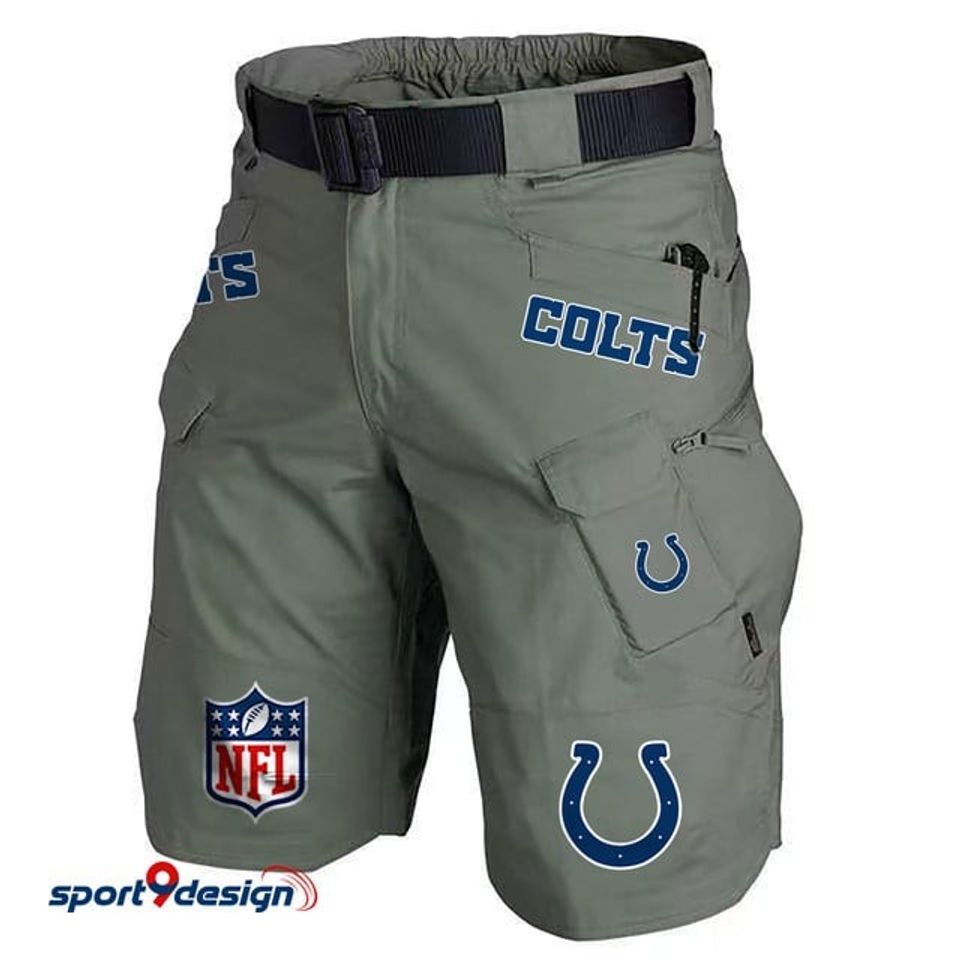 Indianapolis Colts Limited Edition Front Pockets Men Shorts (Belt Not Included)