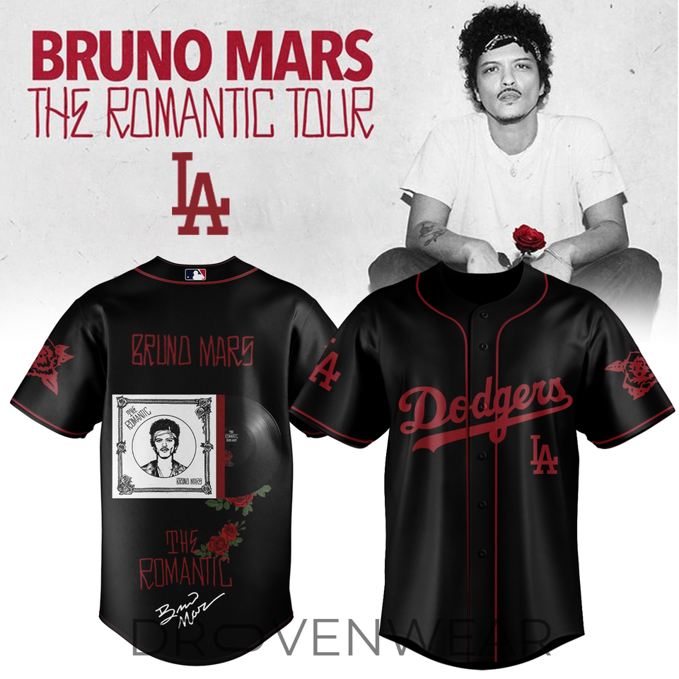 Los Angeles Dodgers x Bruno Mars ”The Romantic Tour 2026” Limited ...