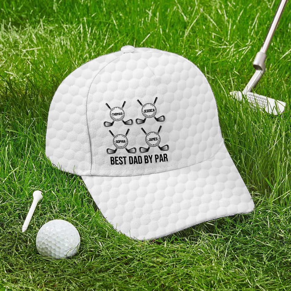 Discover Personalized Golf Hat, Custom Name Golf Cap, Dad By Par, Fathers Day Gift