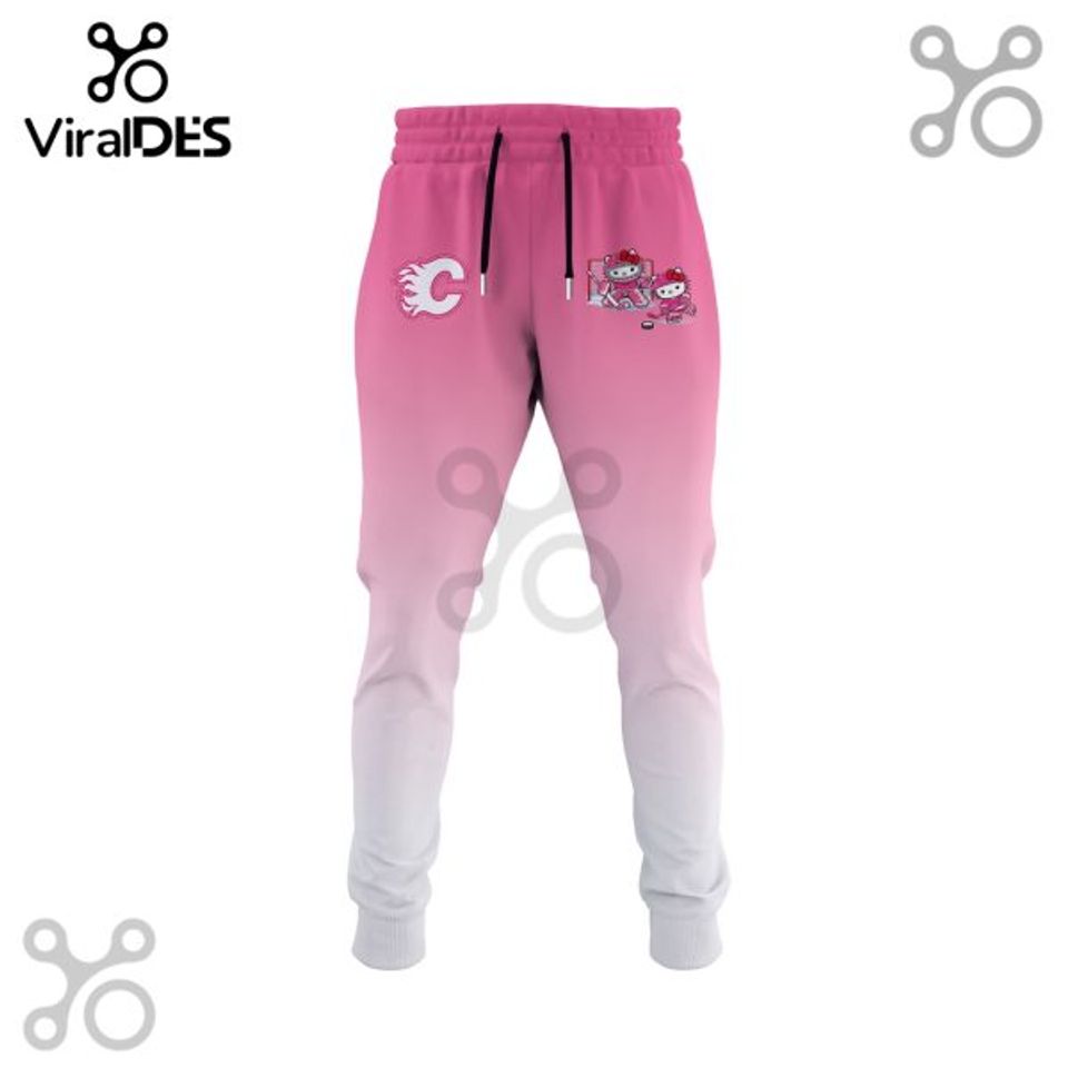 Calgary Flames x Hello Kitty Hoodie And Joggers