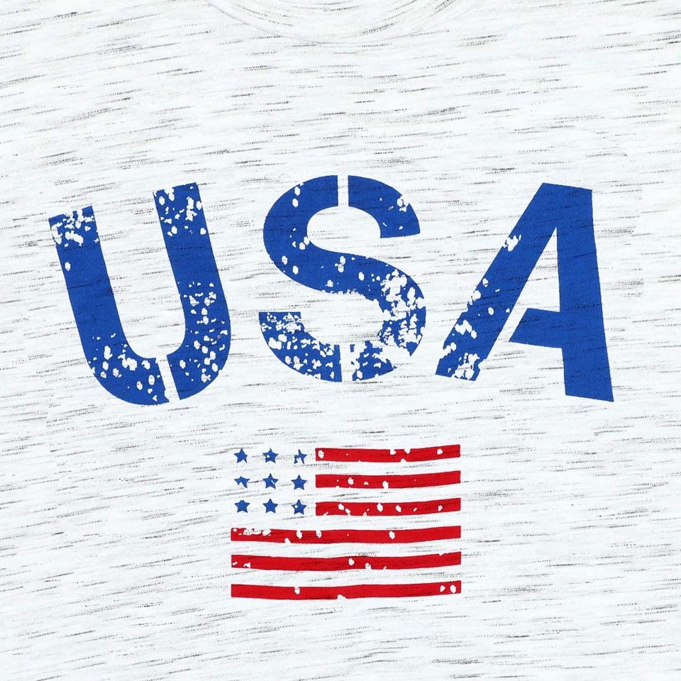 Womens Tops Clothes American Shirt USA July Fourth Shirts Patriotic Tee Independence Day Army Tshirt Cotton Soft Blouse White