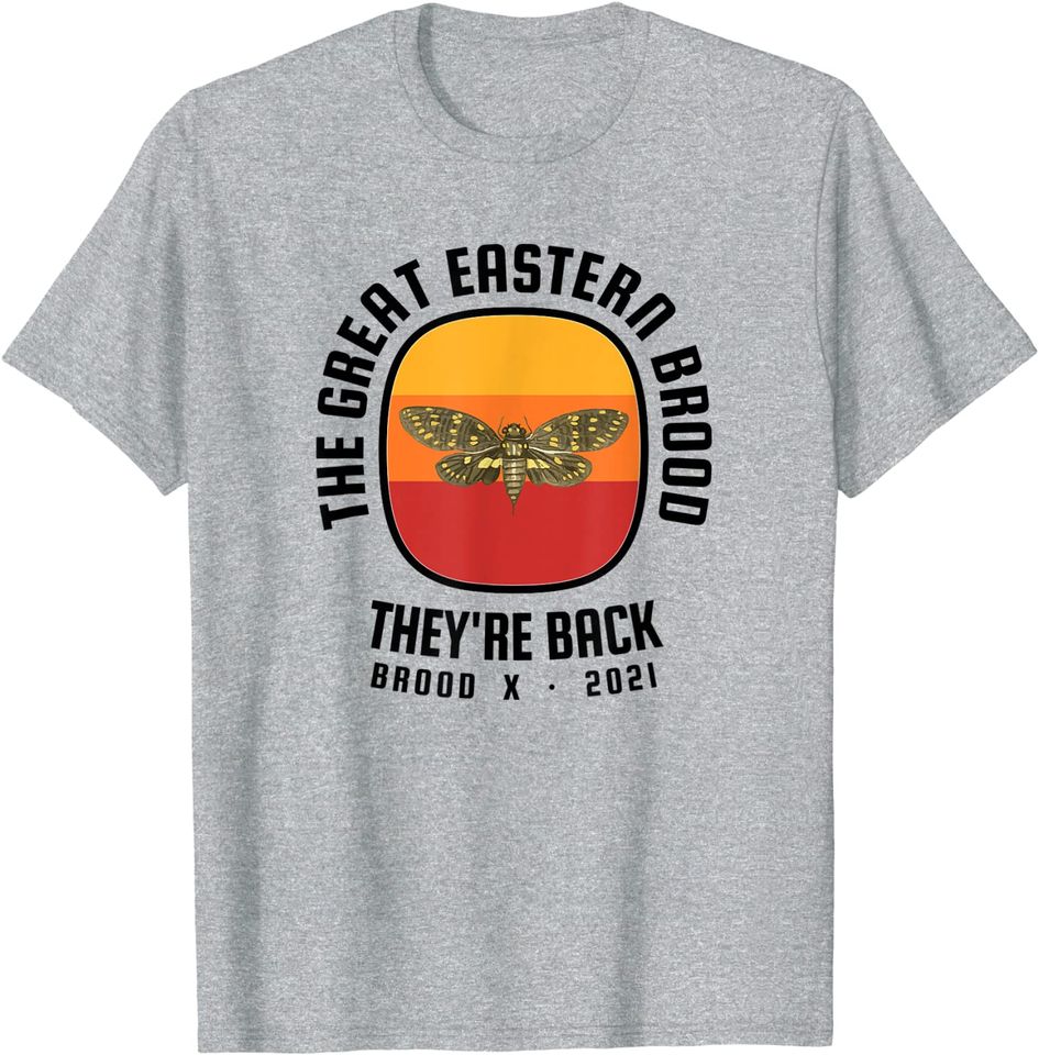 Cicada Men's T Shirt The Great Eastern Brood They're Back Blood X 2021