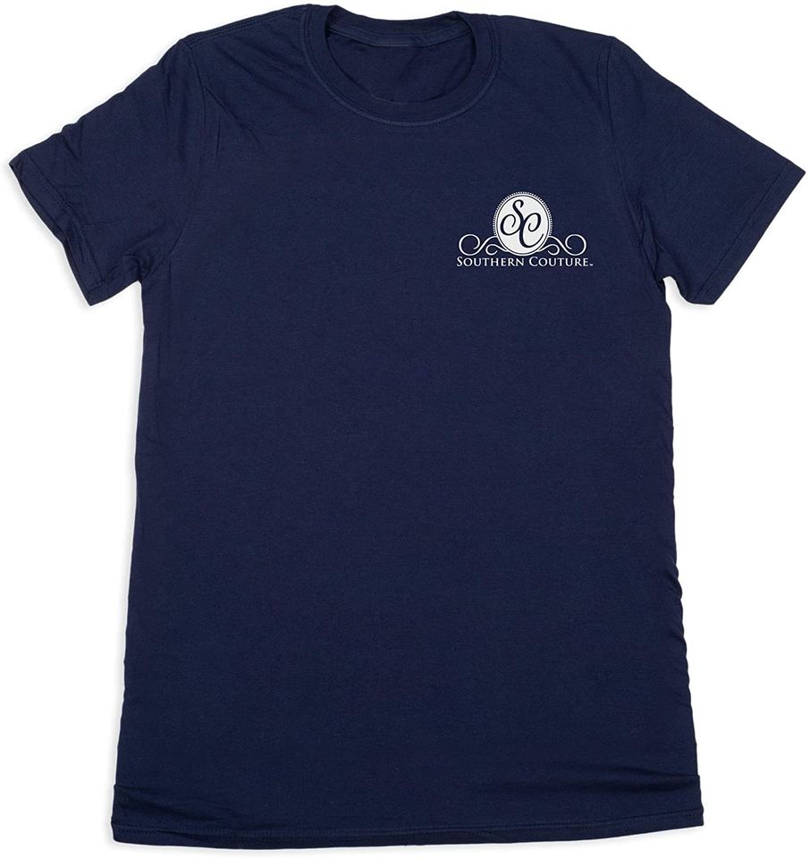 Southern Couture SC Classic Mason Jar Sparklers Womens Classic Fit T-Shirt - Navy