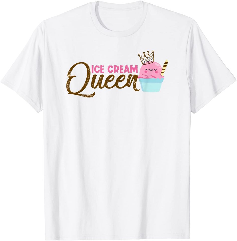 Ice cream queen matching ice cream costume for family T-Shirt