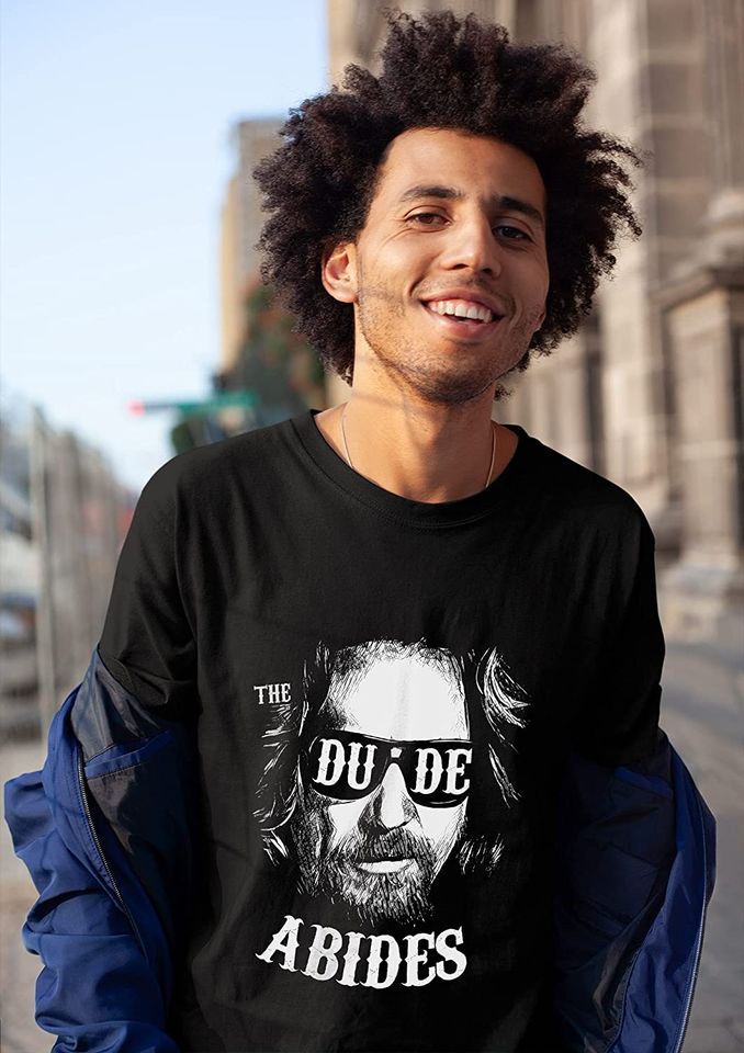 The Big Lebowski The Dude Abides  Unisex Tshirt