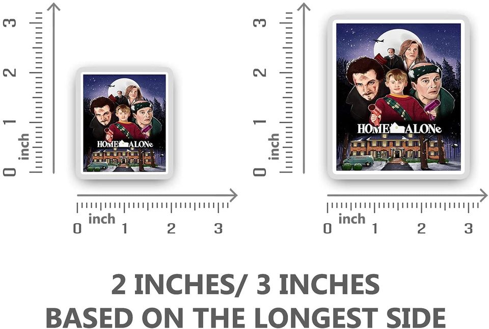 Home Alone Poster Movie  Sticker 2"