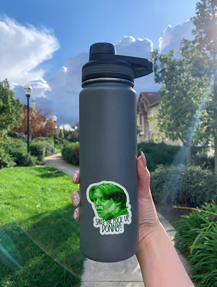 The Big Lebowski Dude Donny Green Sticker 2"