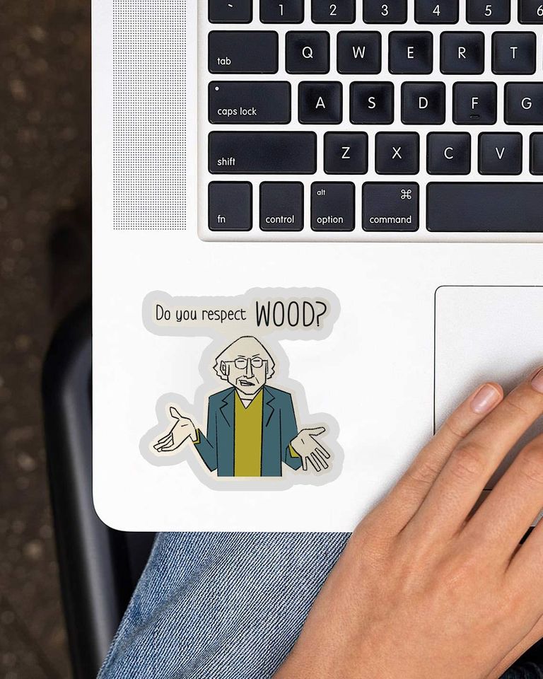 Curb Your Enthusiasm Vous respectez le Bois Sticker 2"