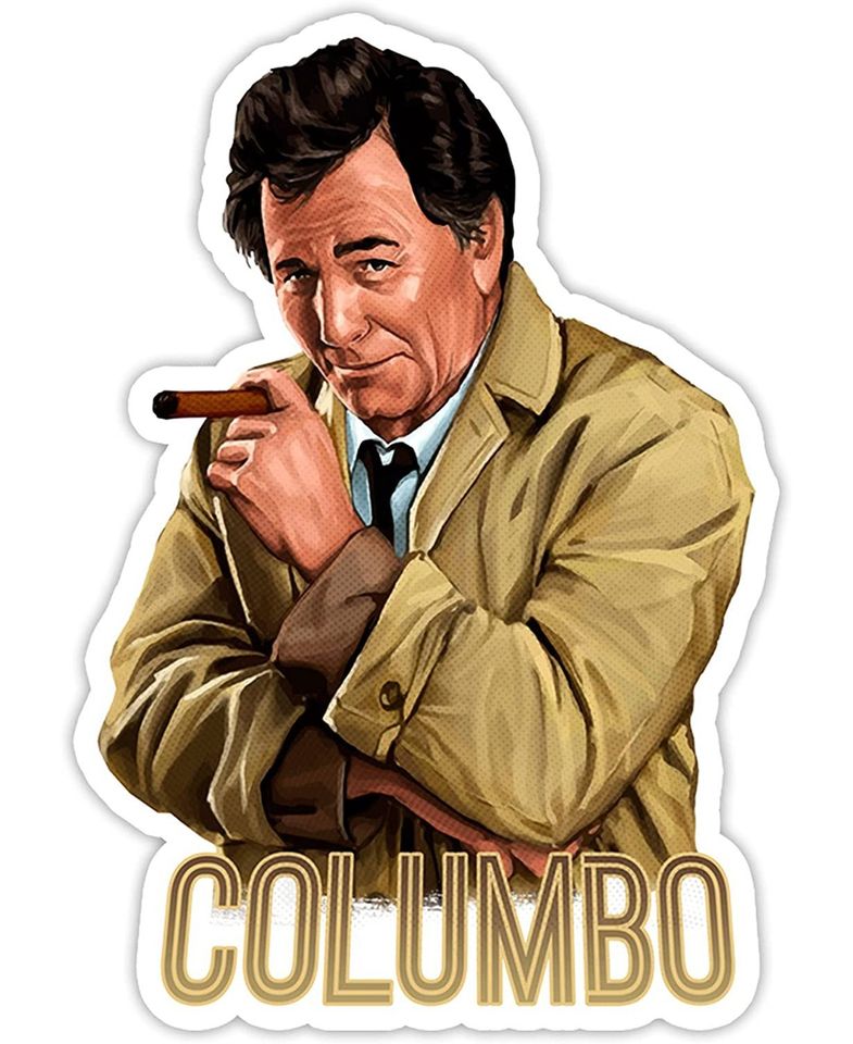 Columbo Sries tl Sticker 2"