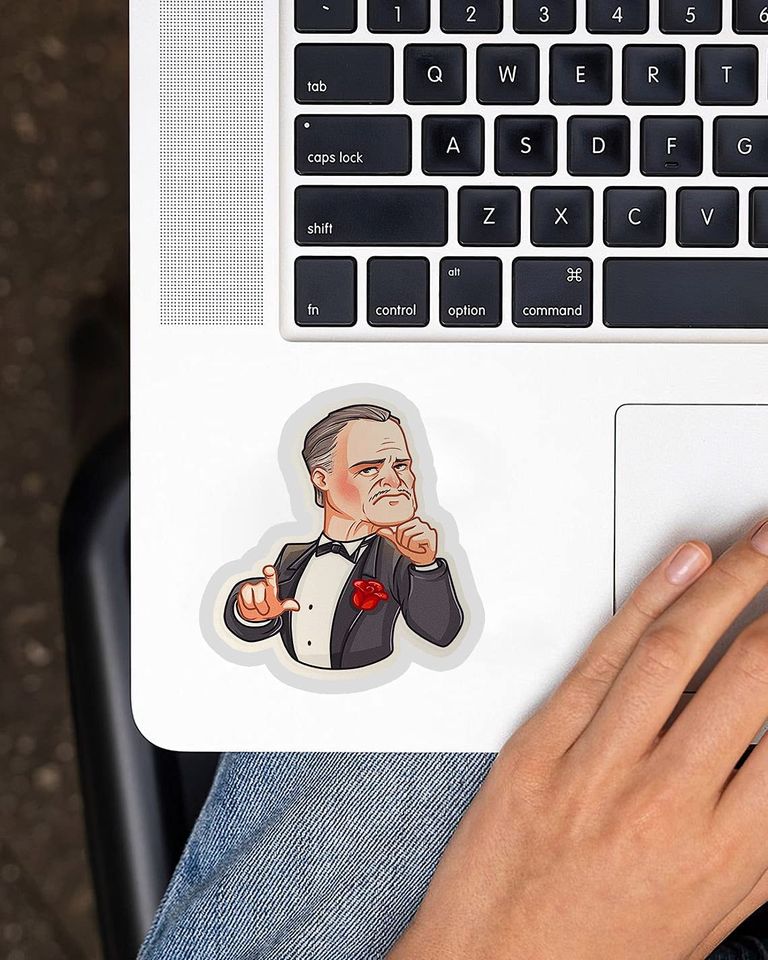 The Godfather Vito Corleone  Sticker 3"