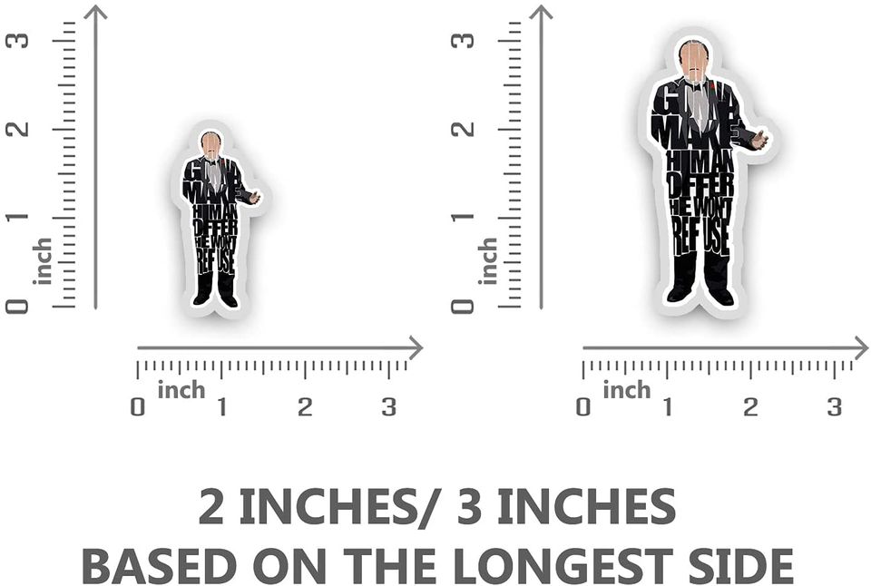 The Godfather Quote from Don Vito Sticker 2"