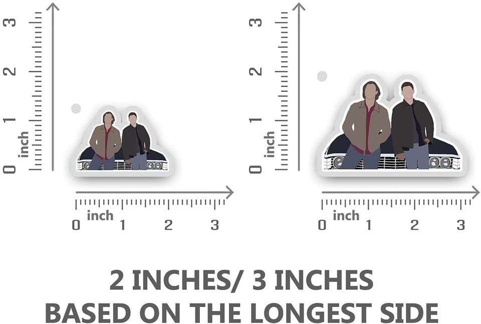 Sam and Dean  Sticker 2"