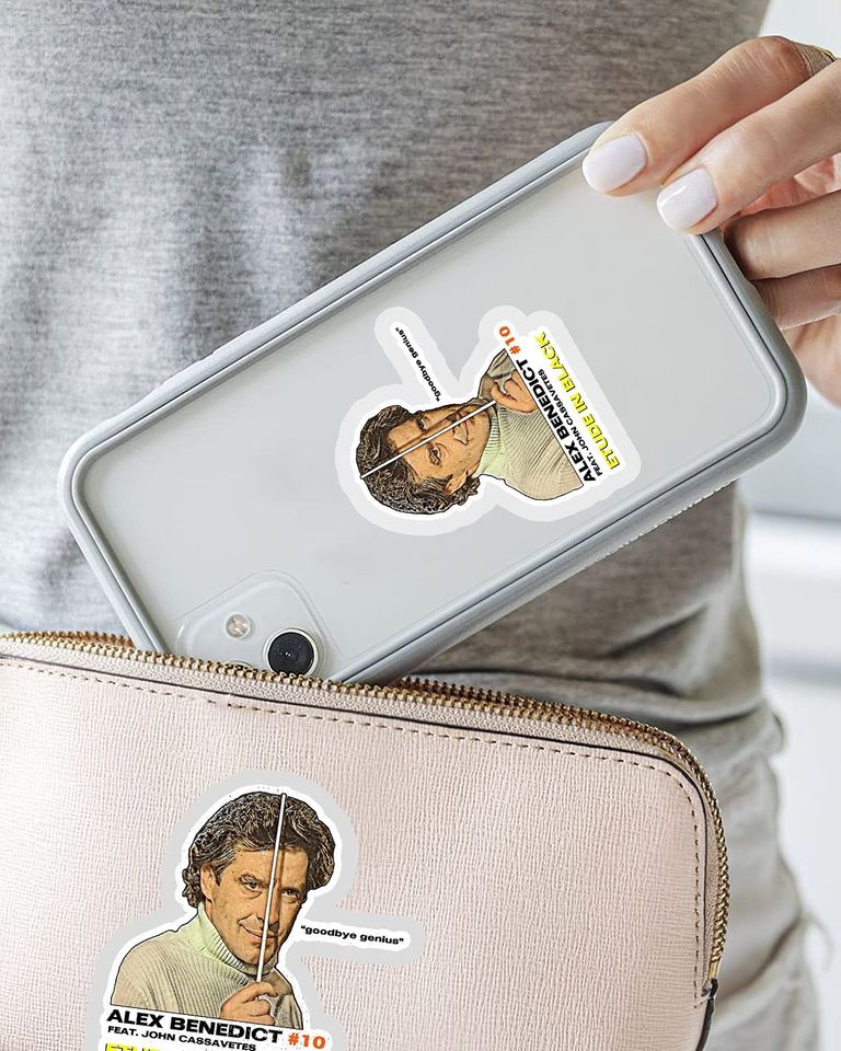 Columbo Alex Benedict Etude in Black Sticker 3"