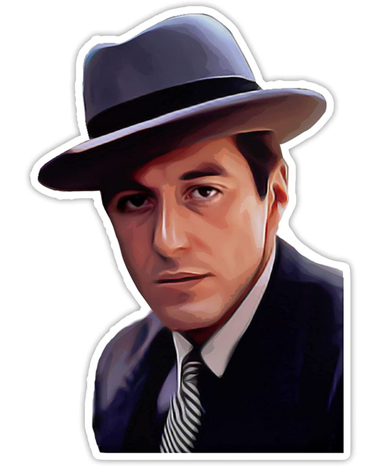 The Godfather Michael Corleone 10 Sticker 2"