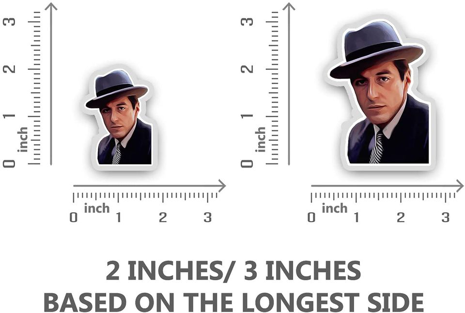 The Godfather Michael Corleone 10 Sticker 2"