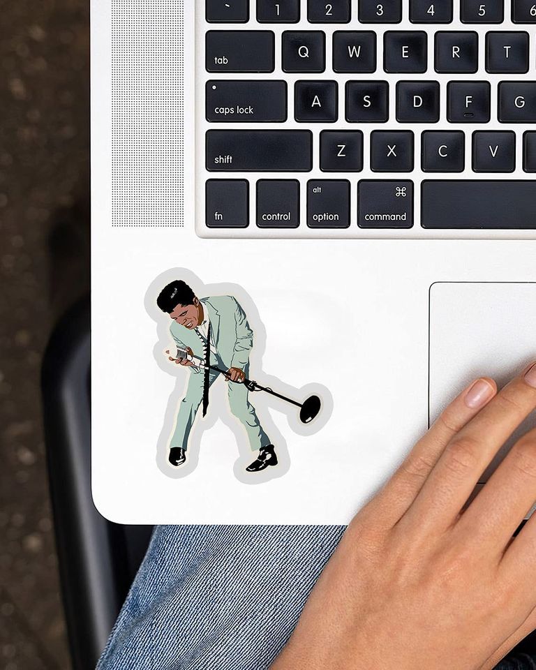 The Godfather James Brown Sticker 2"