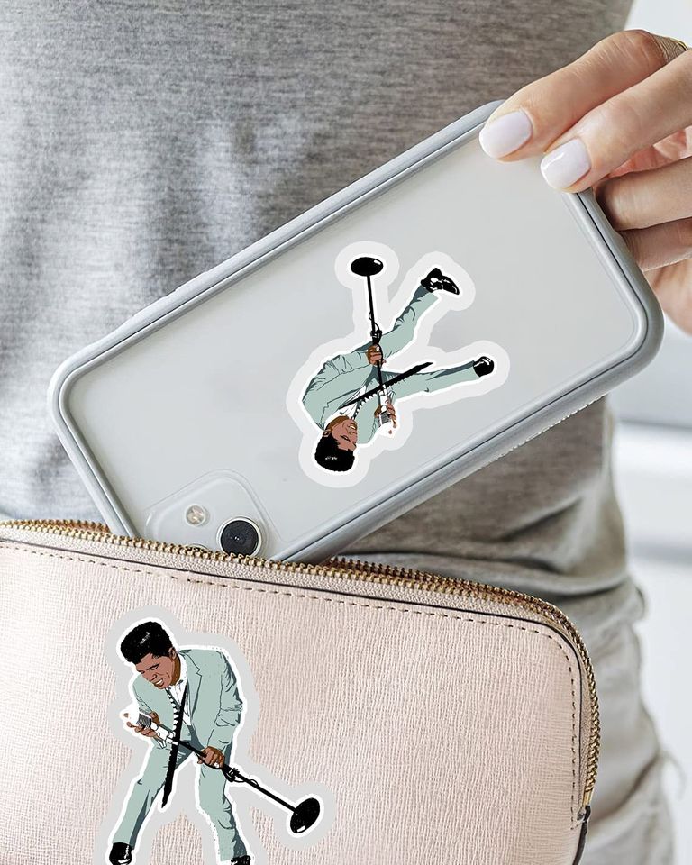 The Godfather James Brown Sticker 2"