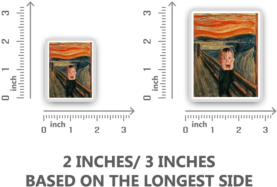 Home Alone The Scream Sticker 2"
