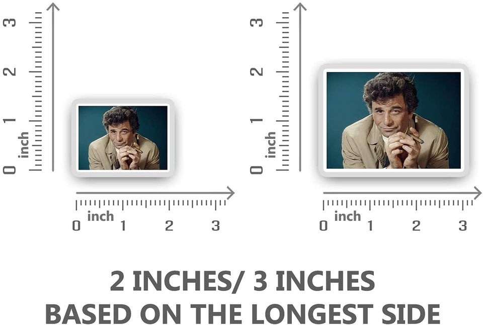 Columbo 30 Sticker 3"