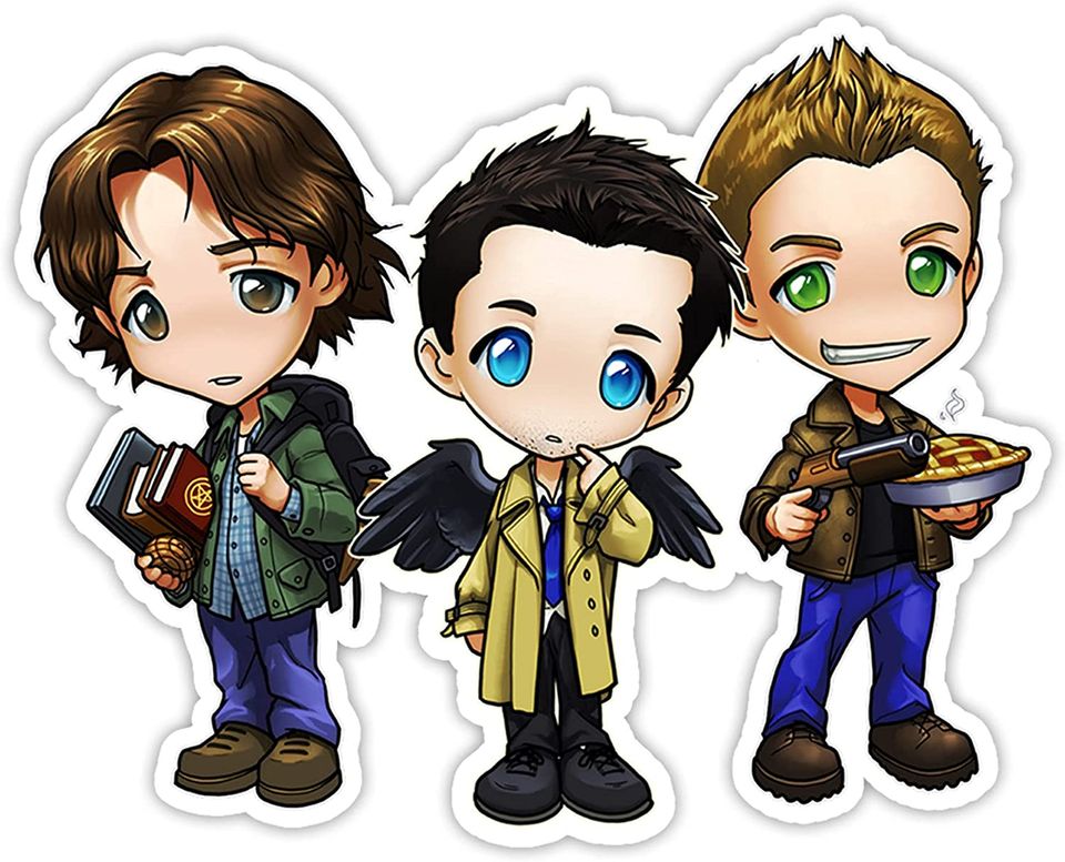 The Free Will of The Chibi Style Team Sticker 2"