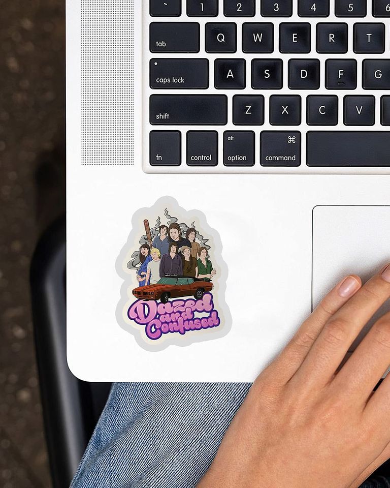Dazed and Confused Character Collage Art  Sticker 3"