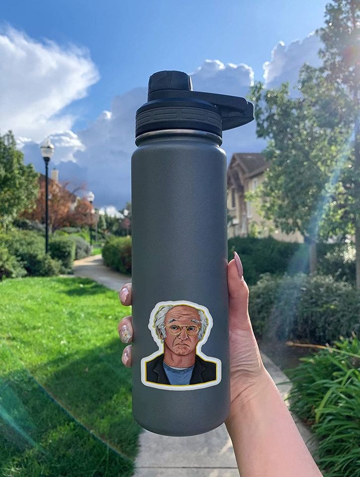 Curb Your Enthusiasm Larry David Unenthused Sticker 3"