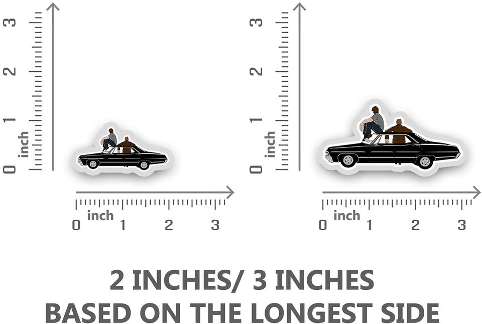 Dean Winchester Continue Sticker 2"