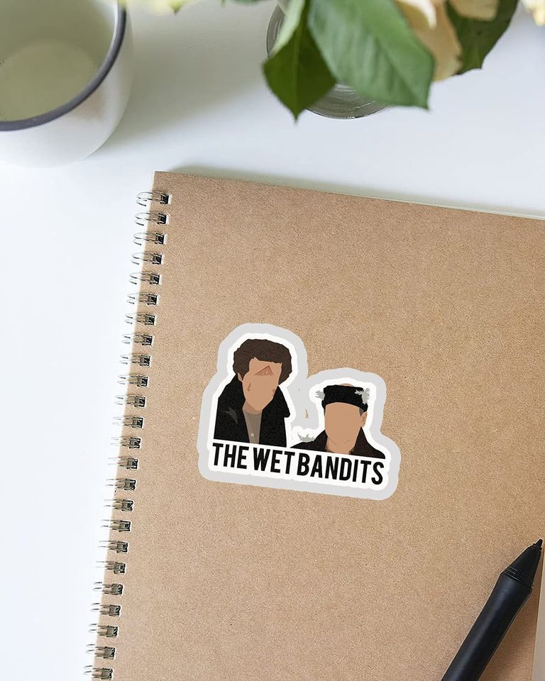 Home Alone Harry and Marv Faceless Sticker 3"