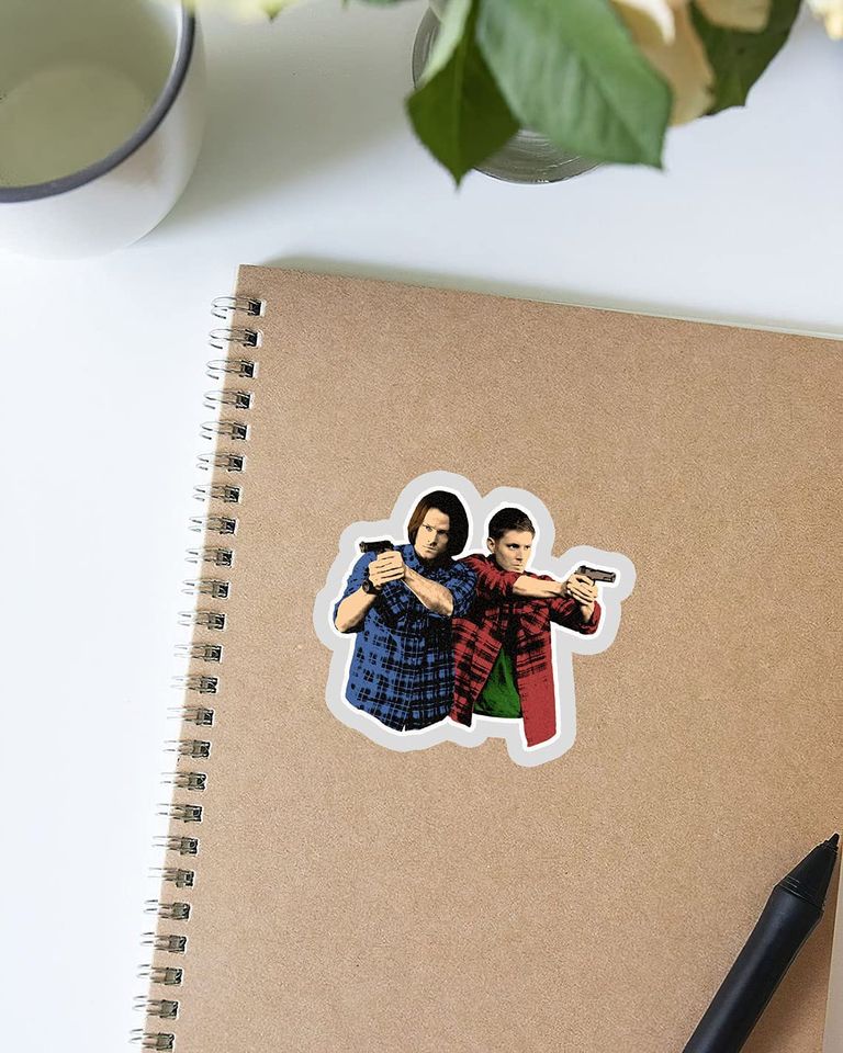 Sam and Dean Sticker 2"
