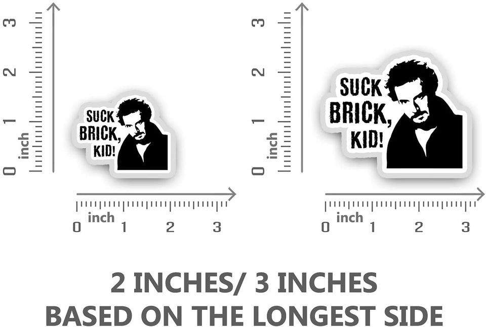 Home Alone Suck Brick Kid Sticker 2"