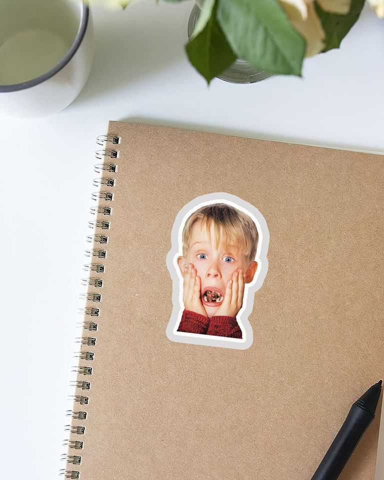 Home Alone Kevin McCallister Double Scream Sticker 3"