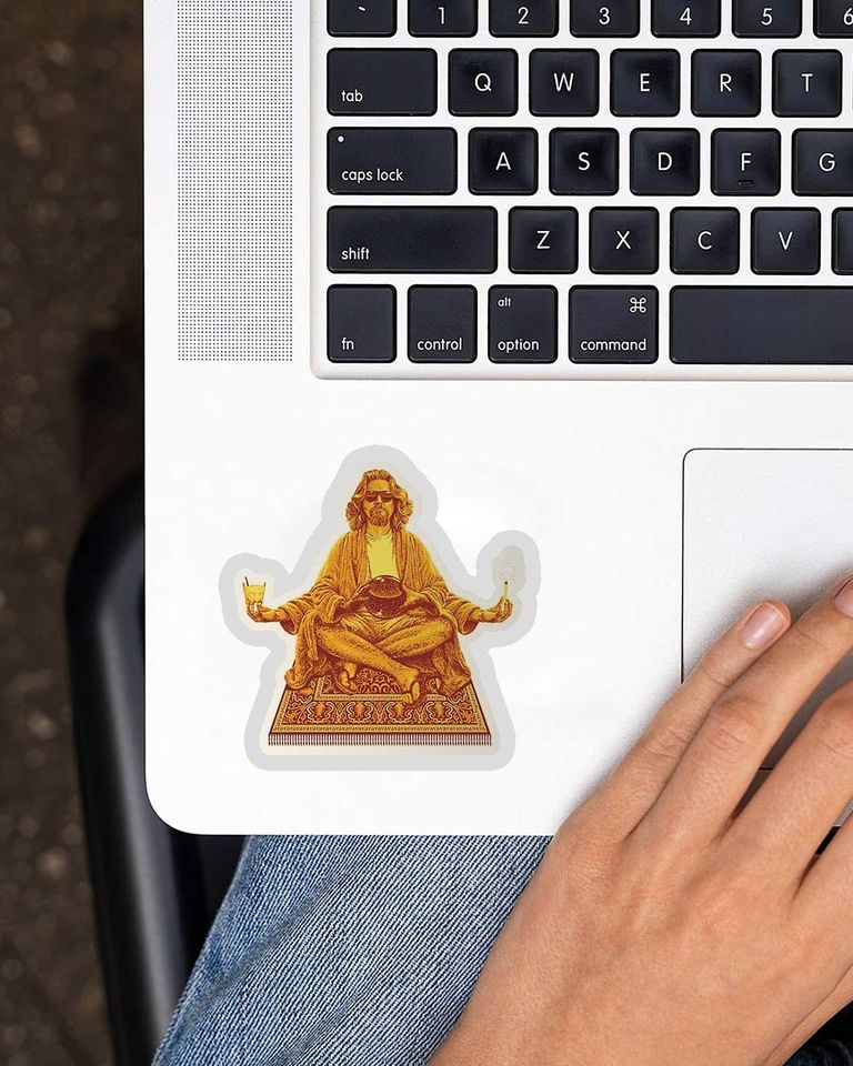 The Big Lebowski Le MEC Budha Sticker 2"