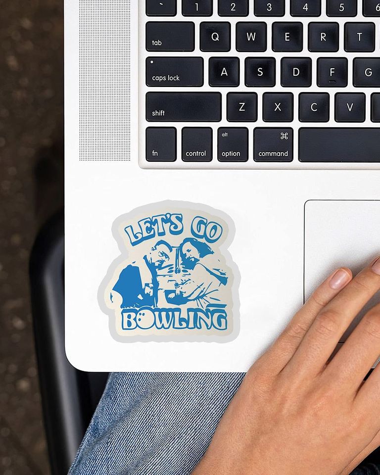 The Big Lebowski Allons au Bowling  Sticker 2"