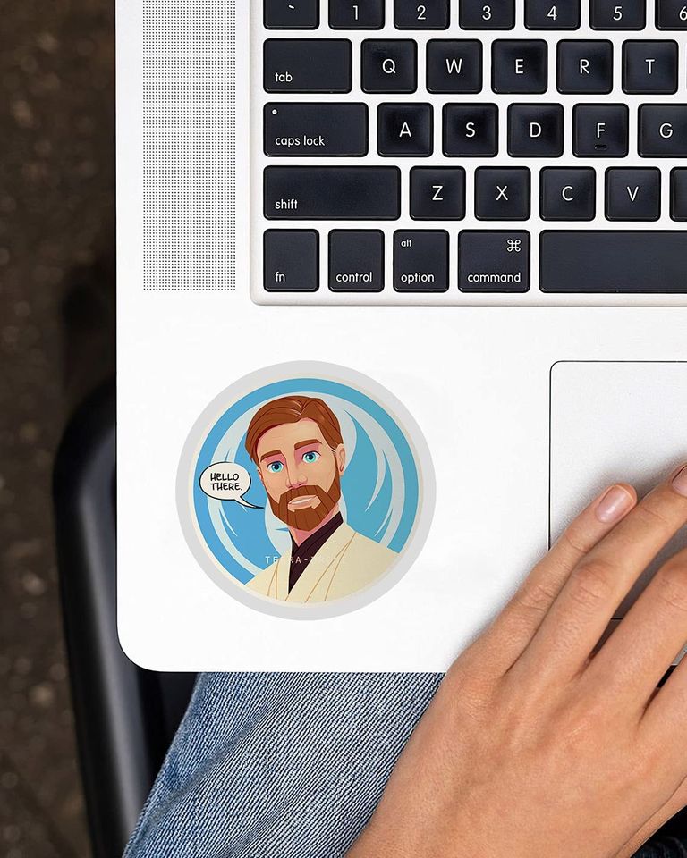 OBI Wan Kenobi Hello Threre Circle 2"
