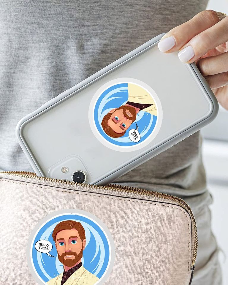 OBI Wan Kenobi Hello Threre Circle 2"