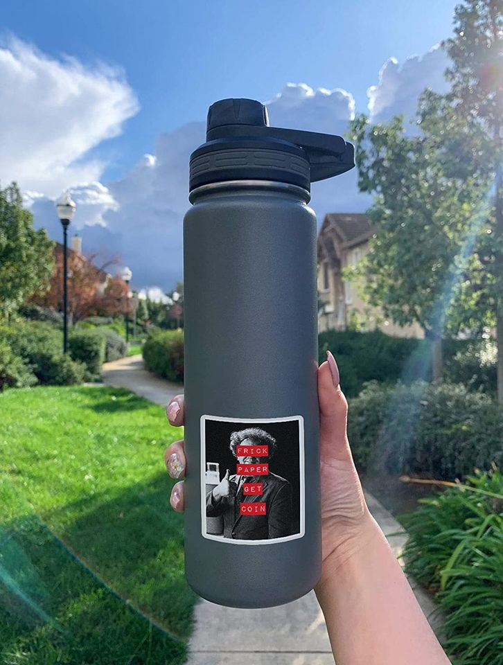 Check It Out! Dr. Steve Brule Paper Frick Get Coin Sticker 2"