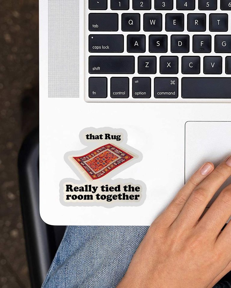 The Big Lebowski ce Tapis a vraiment li la Pice Ensemble Sticker 2"